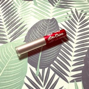 Lime Crime Metallic Velvetine | Seashell Bra